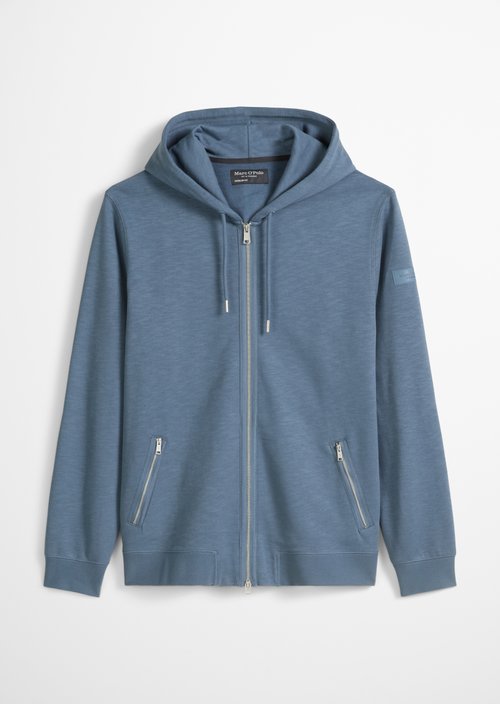 DfC hooded sweat jacket regular — Stormy Blue
