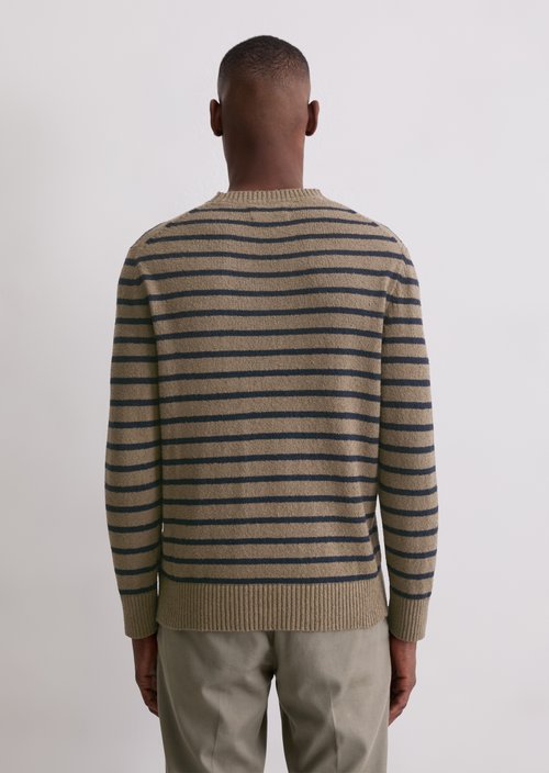 Bouclé sweater regular — Dark Beige