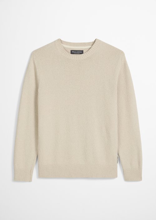 Bouclé sweater regular — Light Oat