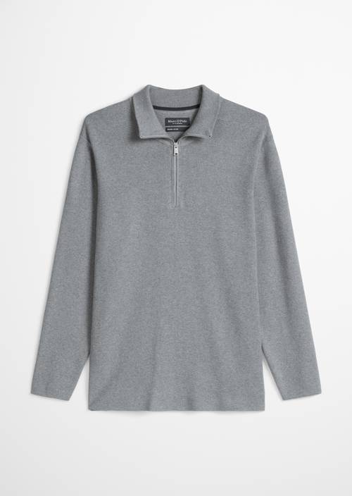 Troyer regular Cloudy Grey Melange in isolated view without model