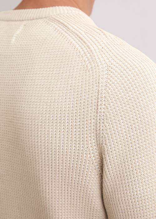 Pullover regular Light Oat in Detailansicht