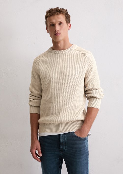 Sweater regular — Light Oat
