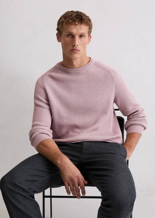 Pullover regular Violet Mauve in Frontalansicht