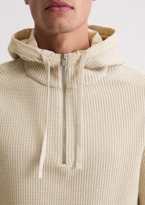Regular hooded troyer — Light Oat