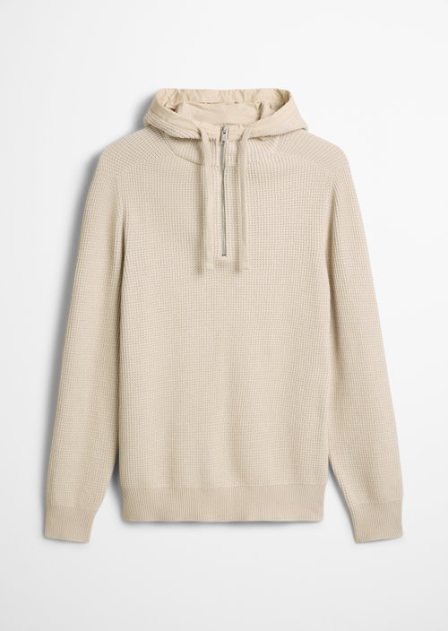 Regular hooded troyer — Light Oat