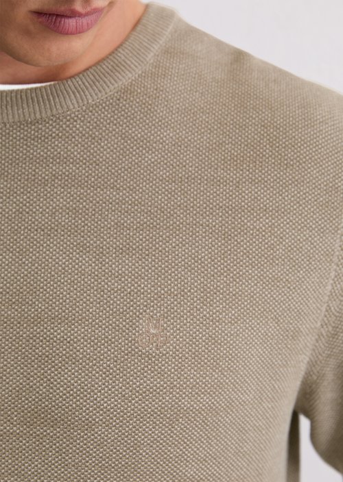Sweater regular — Light Brown Melange