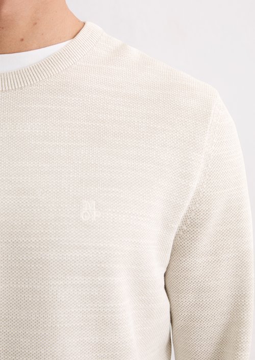 Sweater regular — Light Beige Melange