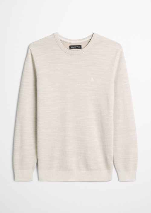 Sweater regular — Light Beige Melange