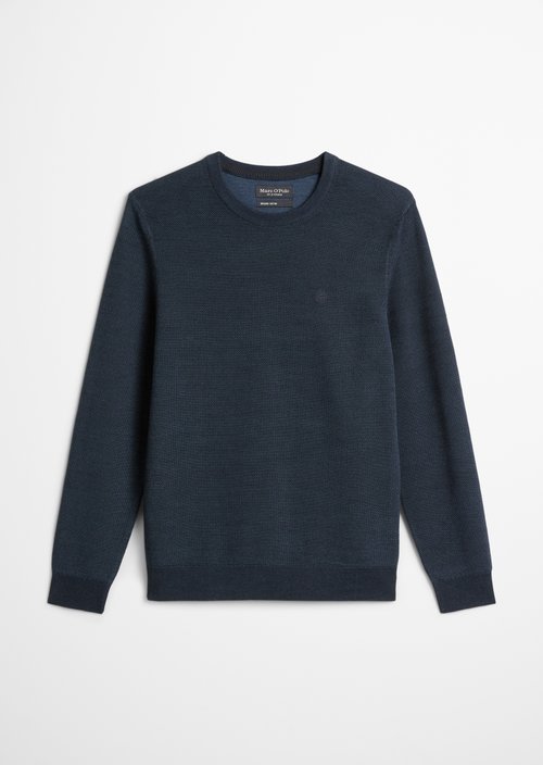 Sweater regular — Dark Blue Melange