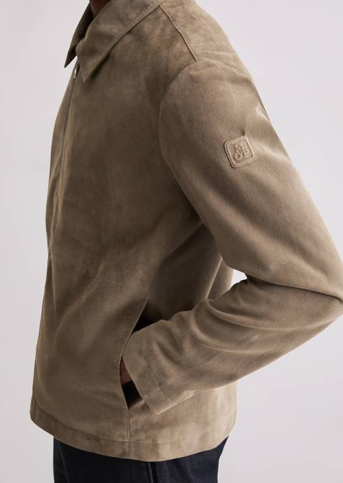 Leather jacket regular Pavestone in detail view