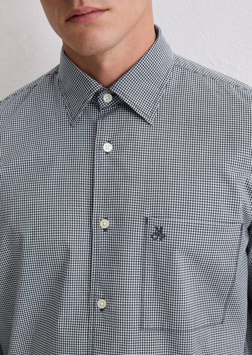 Hemd regular Bright Blue in Detailansicht