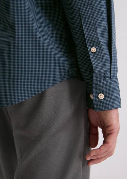 Hemd regular Bright Blue in Detailansicht