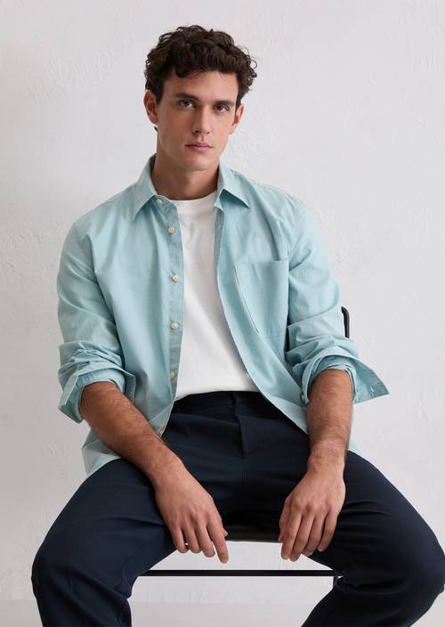 Hemd regular Light Blue in Frontalansicht