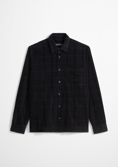 Corduroy shirt regular — Dark Navy