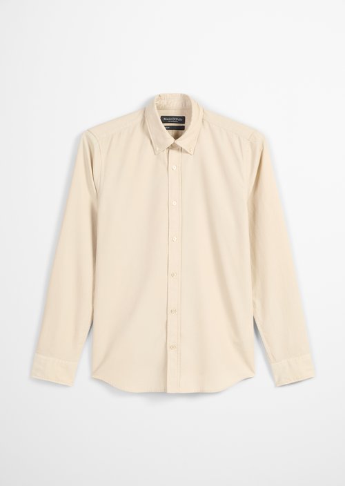 Corduroy shirt shaped — Light Oat