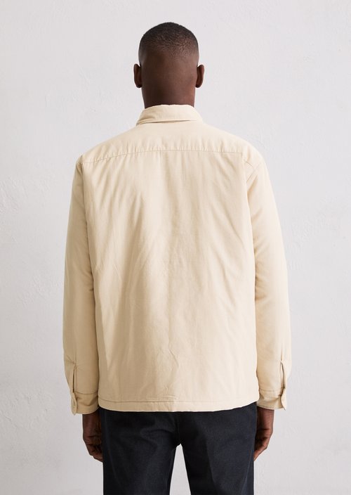 Corduroy overshirt — Light Oat