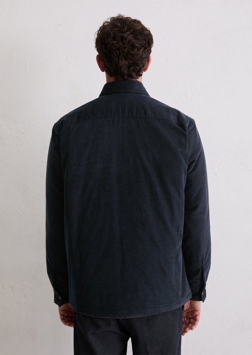Corduroy overshirt — Dark Navy