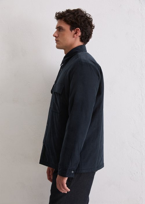 Corduroy overshirt — Dark Navy