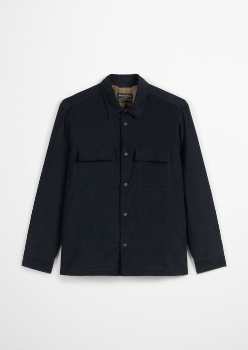 Corduroy overshirt — Dark Navy