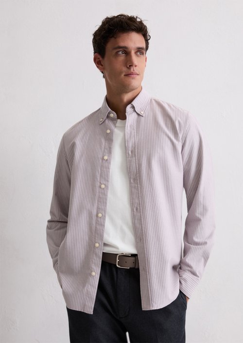 Oxford shirt regular — Bright Pink