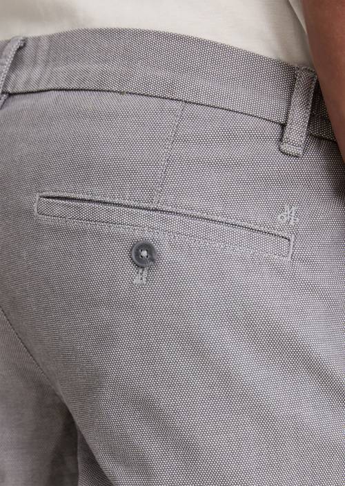 Broek model Stig Jogger Medium Grey in detailaanzicht