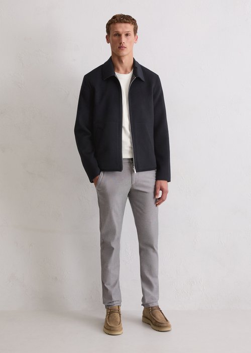 Marc O'Polo Broek model Stig Jogger, Heren, grijs, 29/32, 97% Katoen, 3% Elasthaan