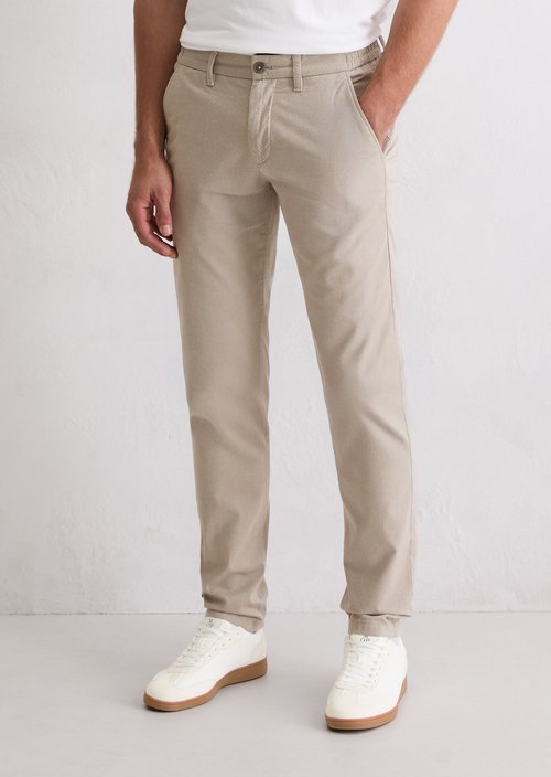 Pants model Stig Jogger shaped — Medium Beige