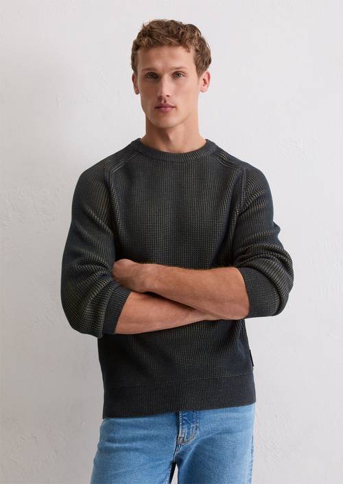 Pullover regular Dark Navy in Frontalansicht