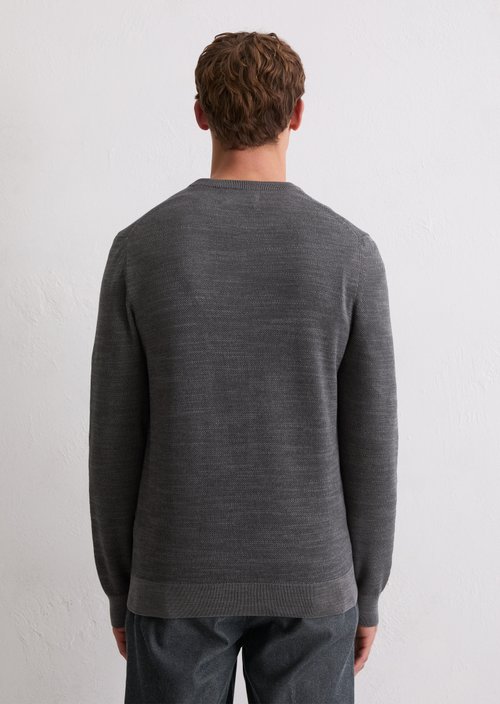Sweater regular — Dark Grey Melange
