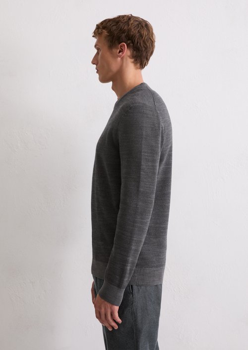 Sweater regular — Dark Grey Melange