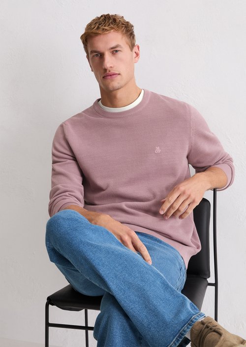 Sweater regular — Violet Mauve