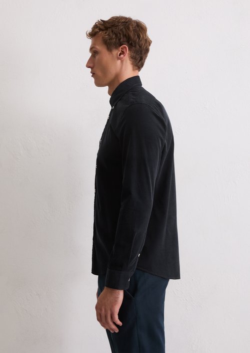 Corduroy shirt shaped — Dark Navy