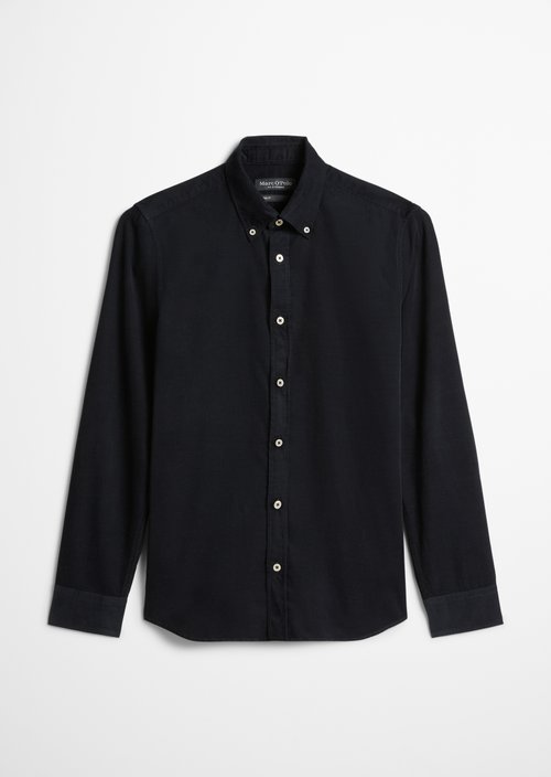 Corduroy shirt shaped — Dark Navy