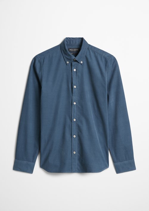Corduroy shirt shaped — Stormy Blue