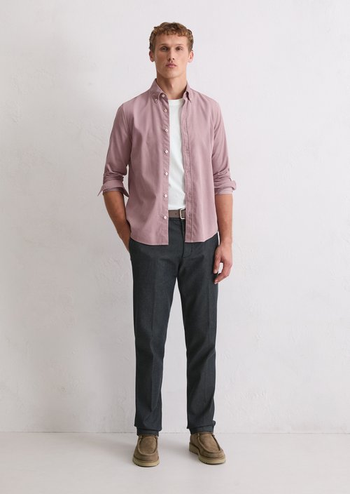 Corduroy shirt shaped — Violet Mauve