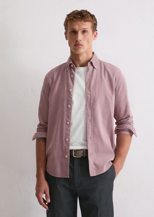 Corduroy shirt shaped — Violet Mauve