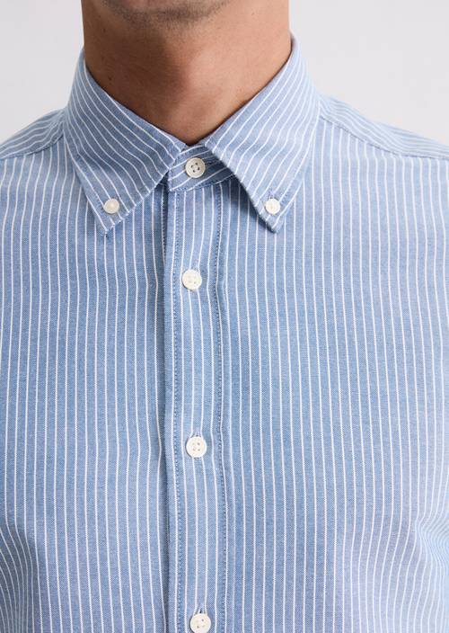 Oxford-Hemd regular Dark Blue in Detailansicht