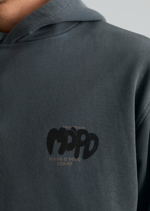 Hoodie relaxed — Peppercorn Grey