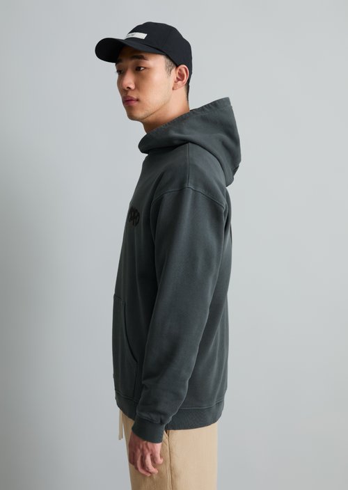 Hoodie relaxed — Peppercorn Grey
