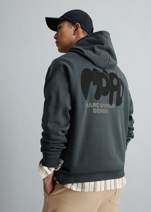 Hoodie relaxed — Peppercorn Grey