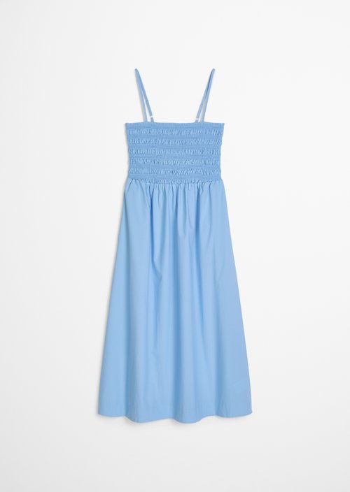 Smocked summer dress — Flaxflower Blue