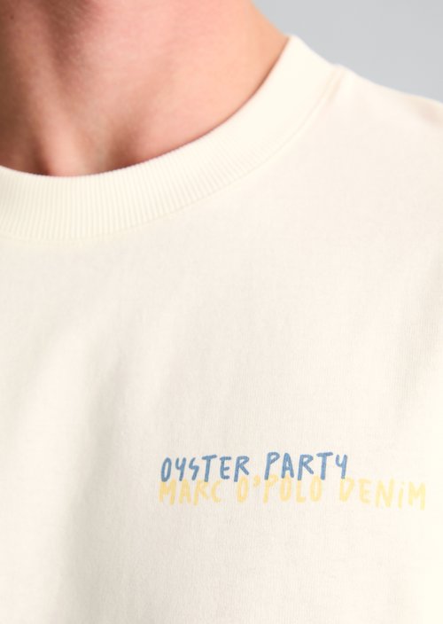 Crayfish Capsule T-Shirt — Silky White