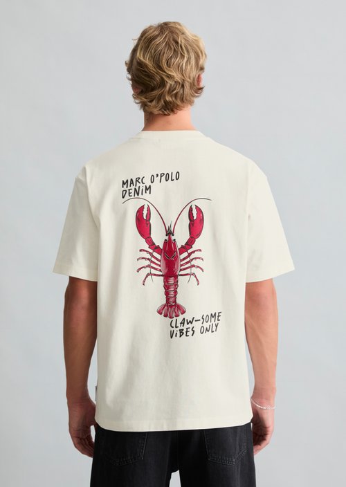Crayfish Capsule T-Shirt — Silky White