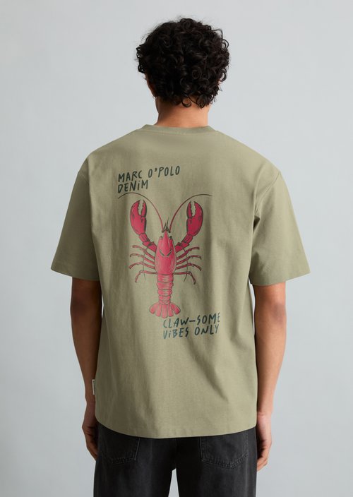 Crayfish Capsule T-Shirt — Chalky Sage