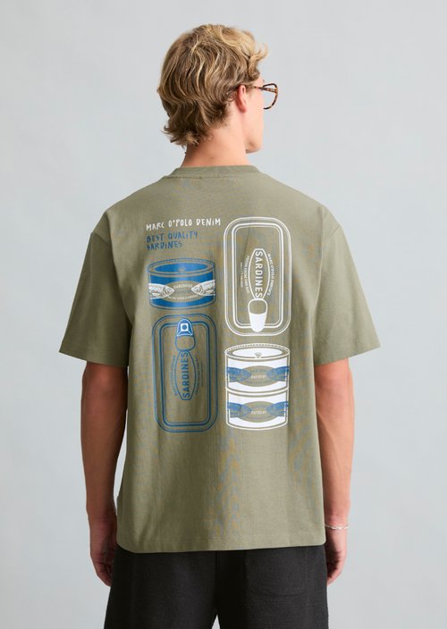 Crayfish Capsule T-Shirt — Chalky Sage