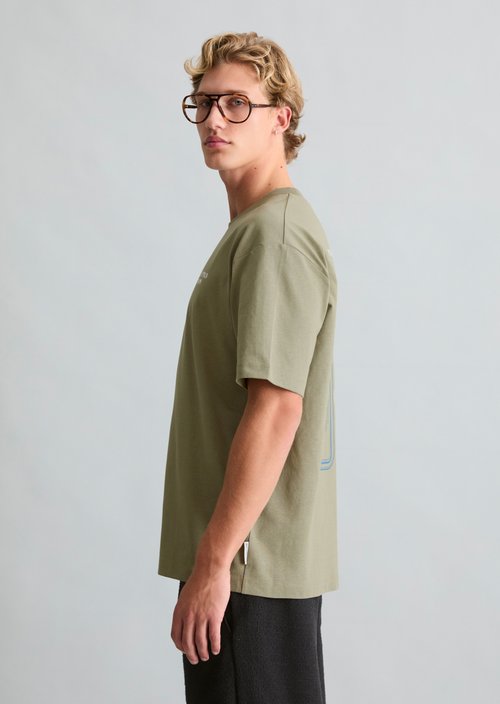 Crayfish Capsule T-Shirt — Chalky Sage