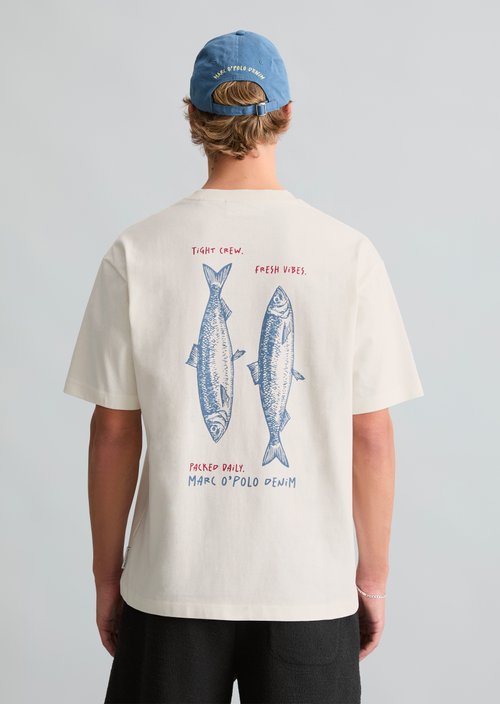 Crayfish Capsule T-Shirt — Silky White