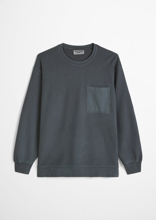 Relaxed jersey longsleeve — Peppercorn Grey