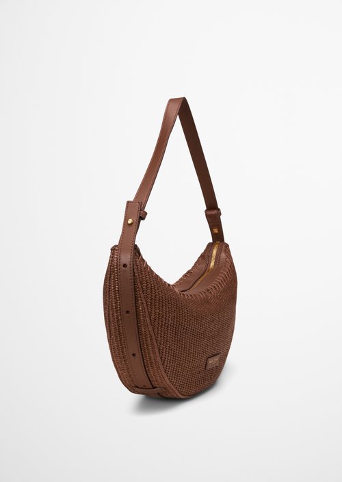 Bast shoulder bag — Burnt Oak