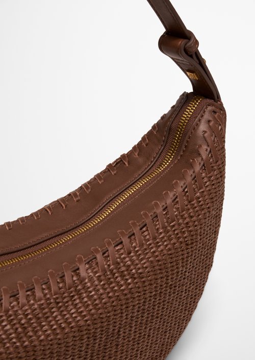 Bast shoulder bag — Burnt Oak